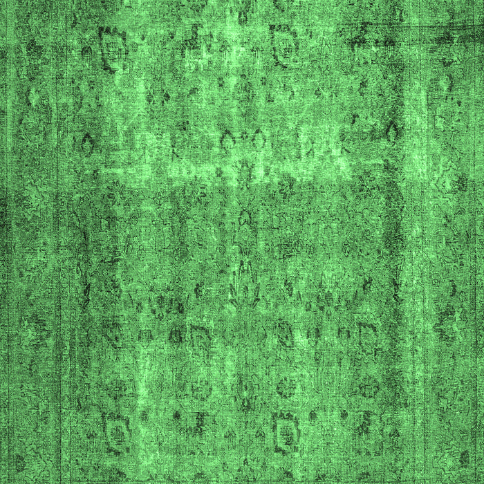 Abstract Emerald Green Contemporary Rug, con1998emgrn