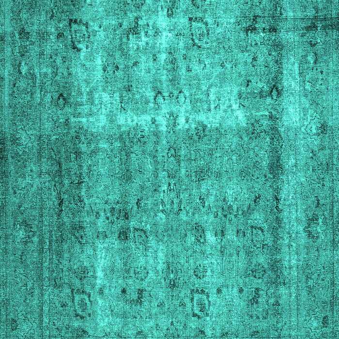 Abstract Turquoise Contemporary Rug, con1998turq