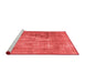 Contemporary Red Washable Rugs