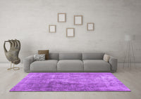 Machine Washable Abstract Purple Contemporary Rug, wshcon1999pur