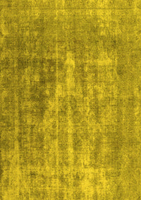 Abstract Yellow Contemporary Rug, con1999yw