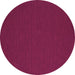 Round Machine Washable Abstract Purple Contemporary Area Rugs, wshcon199pur