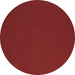 Round Abstract Brown Contemporary Rug, con199brn