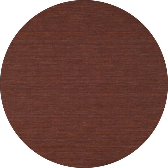 Round Abstract Light Blue Contemporary Rug, con199lblu