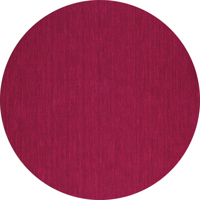 Round Machine Washable Abstract Pink Contemporary Rug, wshcon199pnk