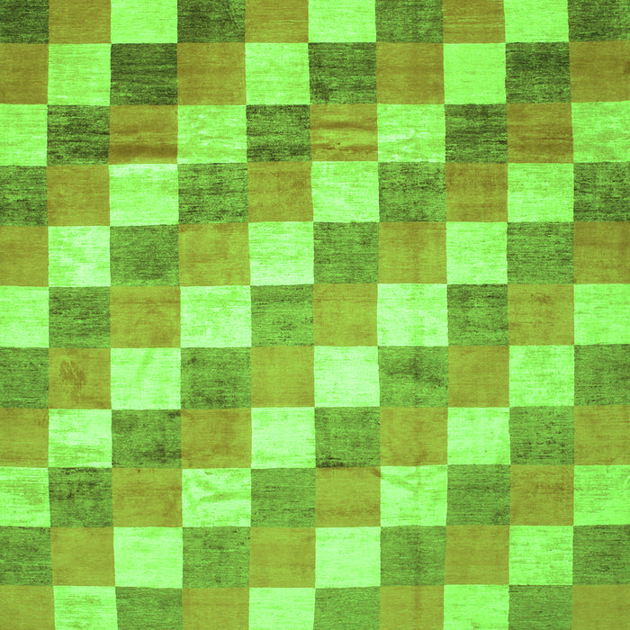 Serging Thickness of Machine Washable CON1X Green CON1X Area Rugs, wshcon1grn