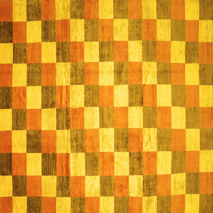 Square Machine Washable CON1X Yellow CON1X Rug, wshcon1yw