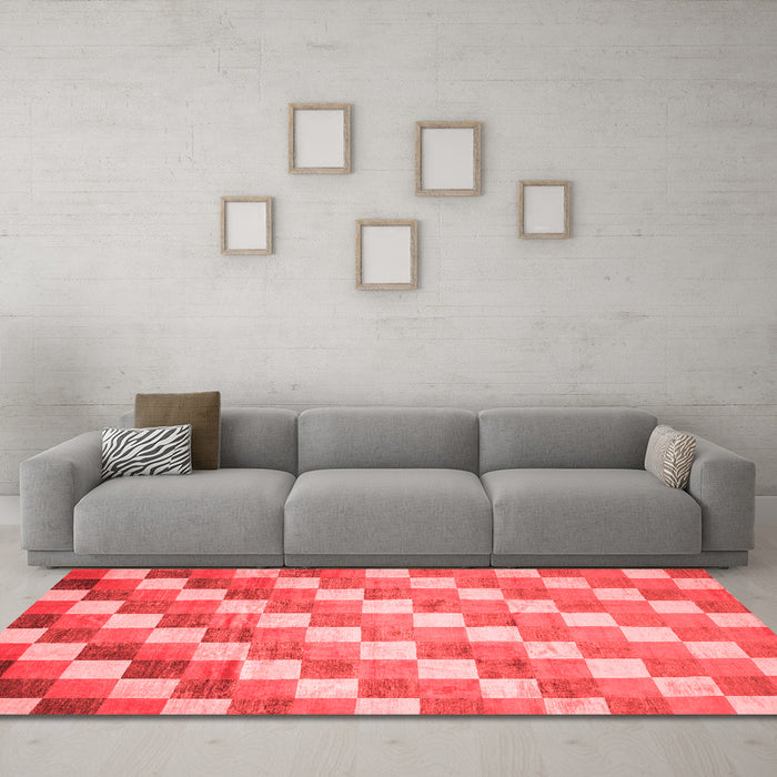 CON1X Red Washable Rugs