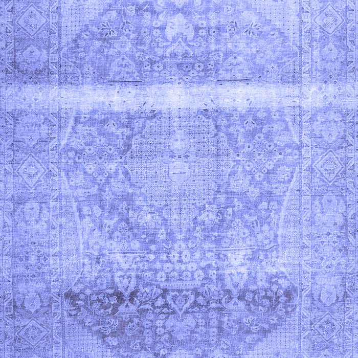 Abstract Blue Contemporary Rug, con2000blu