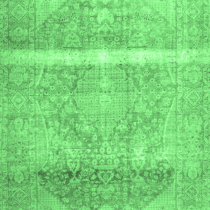 Abstract Emerald Green Contemporary Rug, con2000emgrn