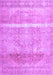 Machine Washable Abstract Purple Contemporary Area Rugs, wshcon2000pur