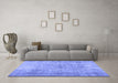 Machine Washable Abstract Blue Contemporary Rug in a Living Room, wshcon2001blu