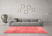 Contemporary Red Washable Rugs