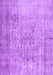 Abstract Purple Contemporary Rug, con2001pur