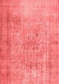 Abstract Red Contemporary Rug, con2001red