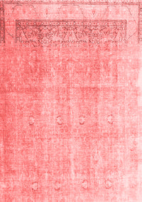 Abstract Red Contemporary Rug, con2002red