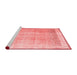 Contemporary Red Washable Rugs