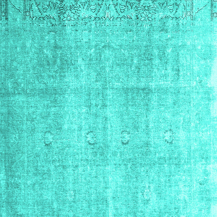 Abstract Turquoise Contemporary Rug, con2002turq