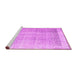 Sideview of Machine Washable Abstract Pink Contemporary Rug, wshcon2002pnk