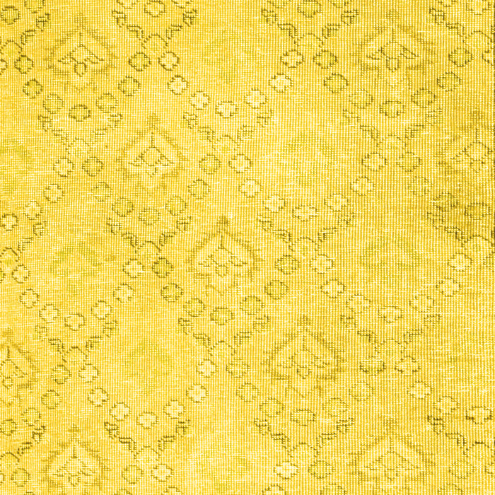 Machine Washable Abstract Yellow Contemporary Rug, wshcon2003yw