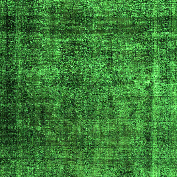 Abstract Green Contemporary Rug, con2004grn