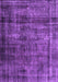 Machine Washable Abstract Purple Contemporary Area Rugs, wshcon2004pur