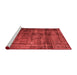 Contemporary Red Washable Rugs