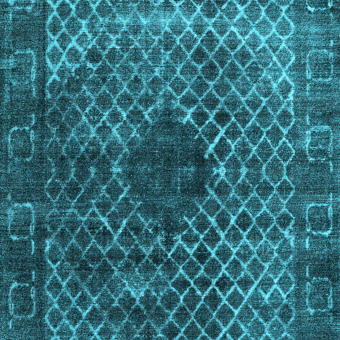 Abstract Light Blue Contemporary Rug, con2005lblu