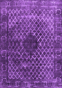 Abstract Purple Contemporary Rug, con2005pur