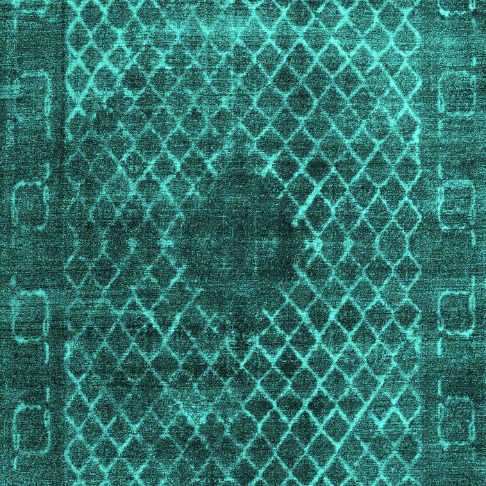 Abstract Turquoise Contemporary Rug, con2005turq
