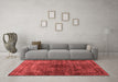 Contemporary Red Washable Rugs