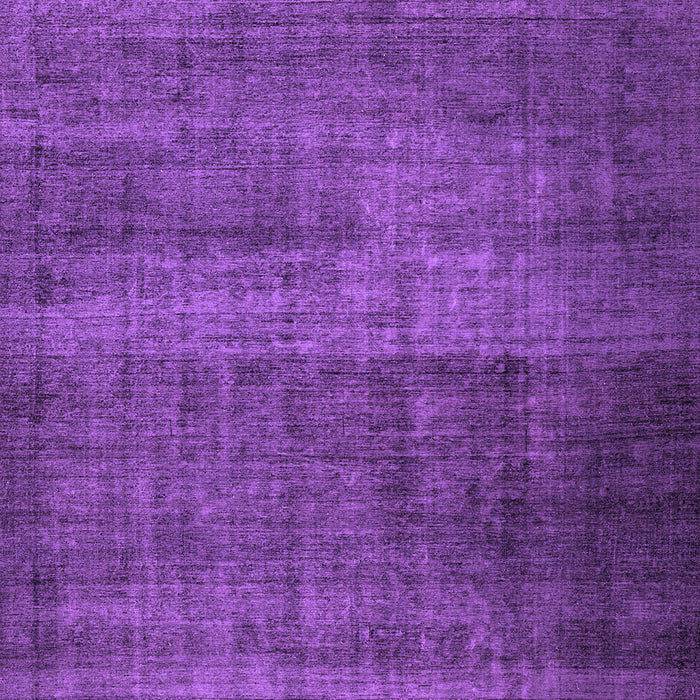 Square Machine Washable Abstract Purple Contemporary Area Rugs, wshcon2006pur