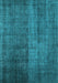 Abstract Light Blue Contemporary Rug, con2006lblu