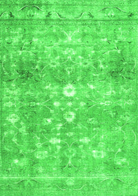 Abstract Green Contemporary Rug, con2007grn