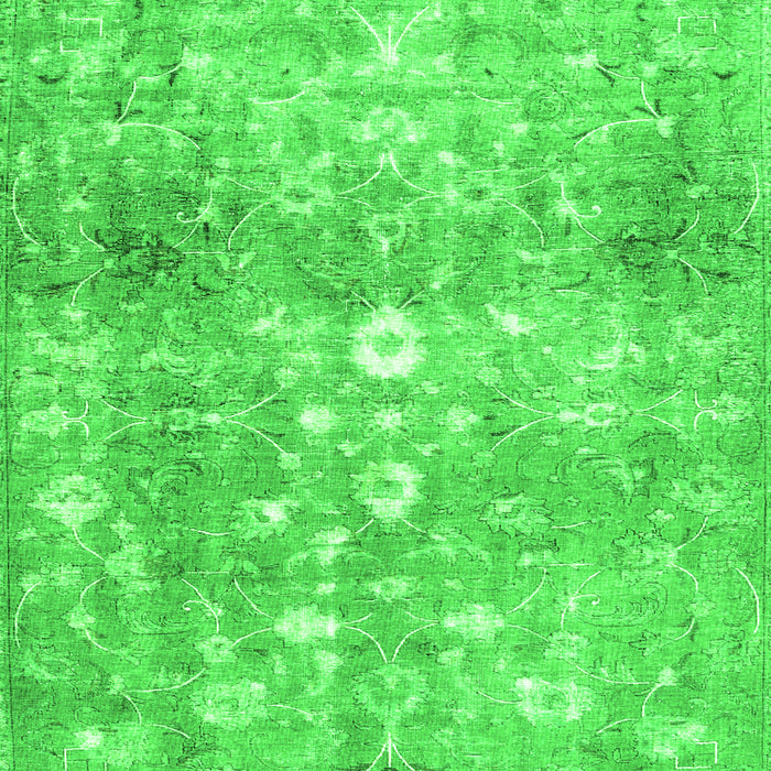 Abstract Green Contemporary Rug, con2007grn