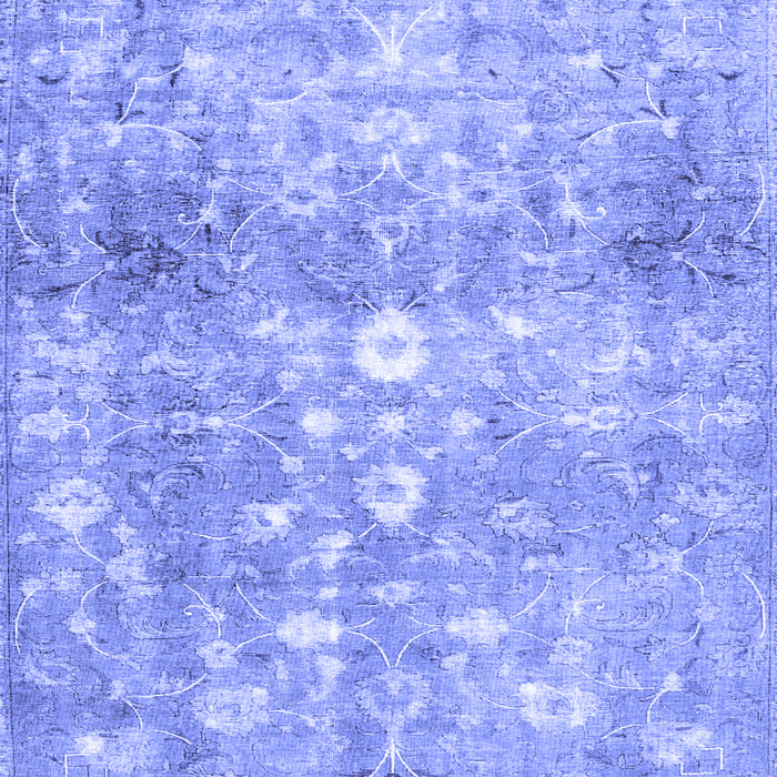 Machine Washable Abstract Blue Contemporary Rug, wshcon2007blu
