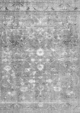 Abstract Gray Contemporary Rug, con2007gry