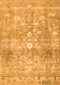 Abstract Orange Contemporary Rug, con2007org