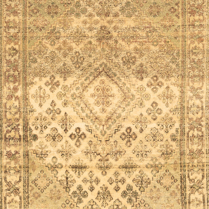 Machine Washable Abstract Brown Contemporary Rug, wshcon2008brn