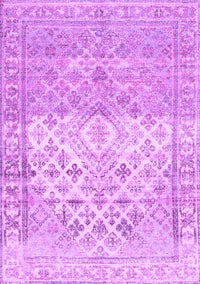 Abstract Purple Contemporary Rug, con2008pur