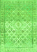 Abstract Green Contemporary Rug, con2008grn