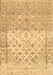 Abstract Brown Contemporary Rug, con2008brn