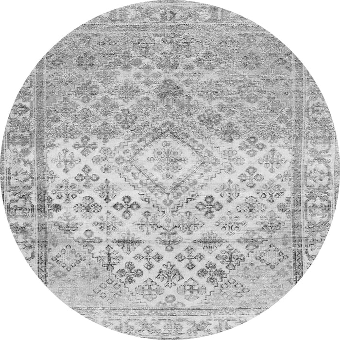 Square Abstract Gray Contemporary Rug, con2008gry