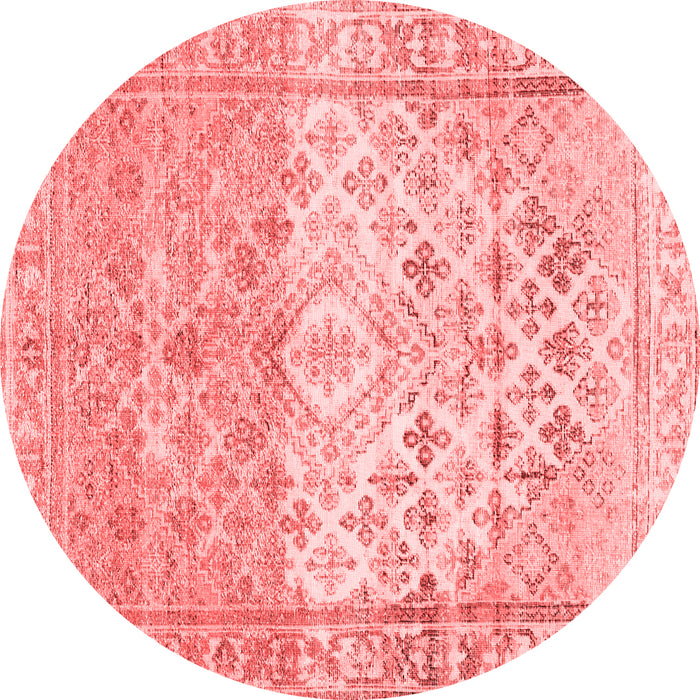 Machine Washable Abstract Red Contemporary Rug, wshcon2008red