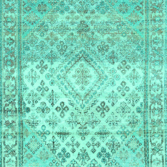 Abstract Turquoise Contemporary Rug, con2008turq
