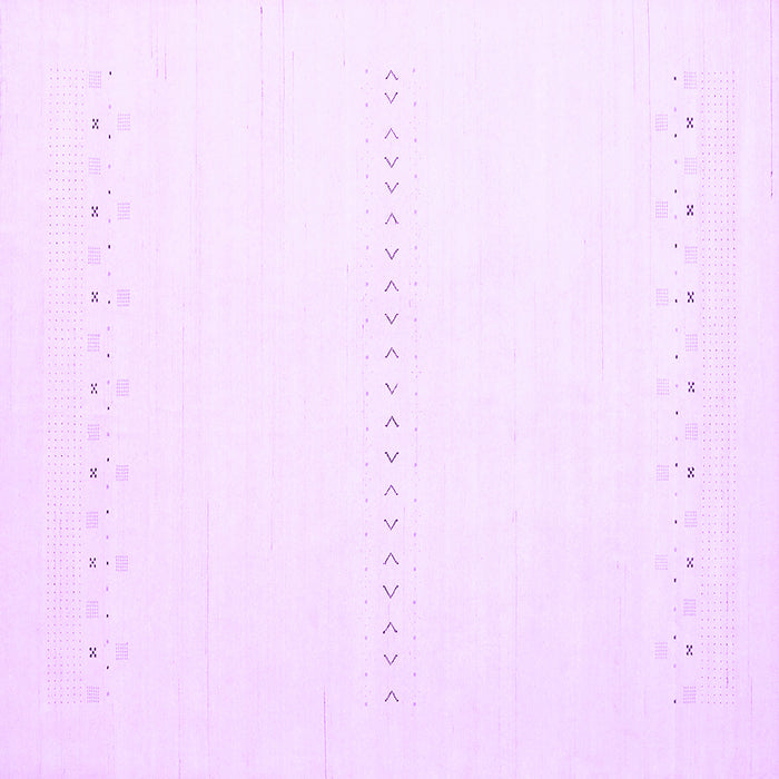 Square Solid Purple Modern Rug, con2009pur