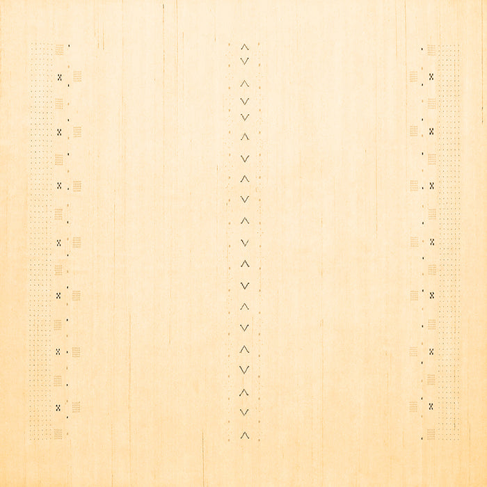 Square Machine Washable Solid Brown Modern Rug, wshcon2009brn