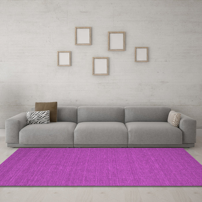 Machine Washable Abstract Pink Contemporary Rug in a Living Room, wshcon200pnk