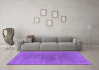 Machine Washable Abstract Purple Contemporary Rug, wshcon2010pur