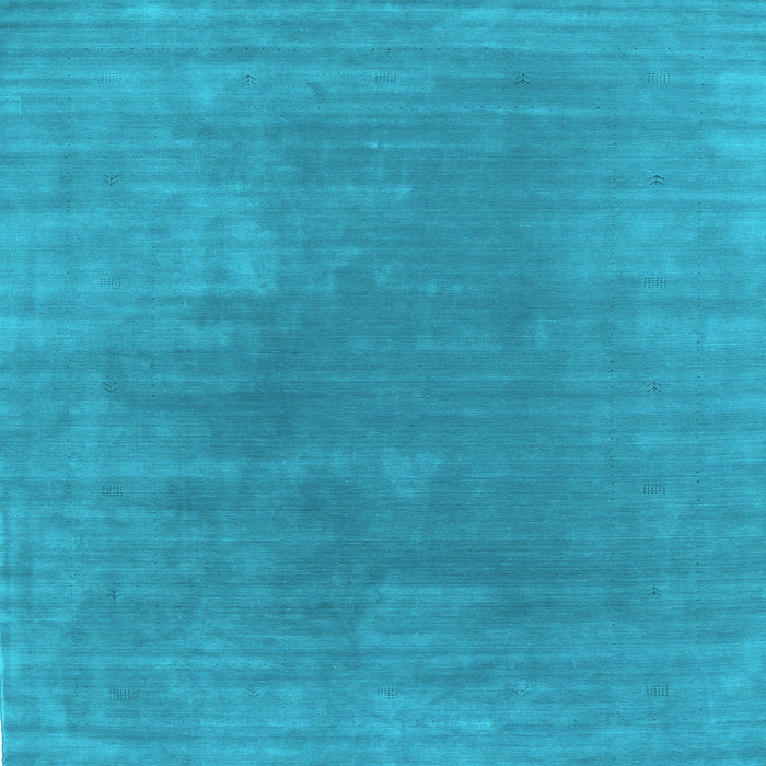 Square Abstract Light Blue Contemporary Rug, con2010lblu